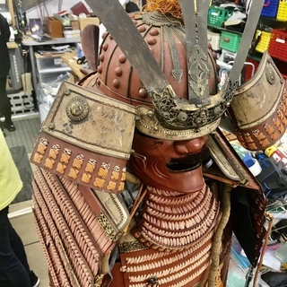 巴紋赤備え 等身大鎧