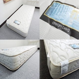 【極美品】高野木工 takano_mokkou トムソンベッド THOMSON BED ＆ dreambed ドリームベッド ドリーミー マットレス シングル (AA37) THOMSON BED シングル オーク