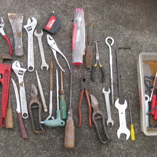 古い工具　いろいろ　いっぱい
