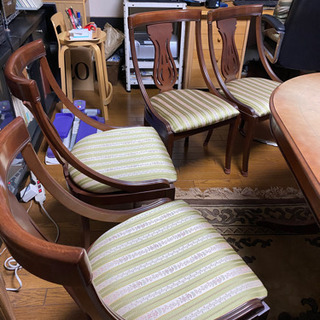 【お取引完了】ダイニングテーブル&チェアセット