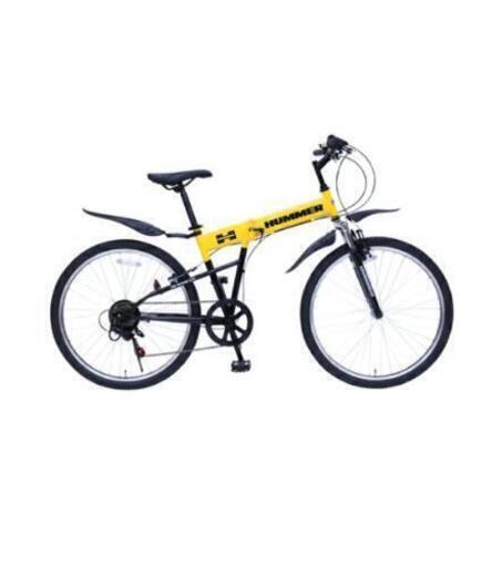 折りたたみ自転車 [値下げ]ハマー 折り畳み式自転車 26インチ