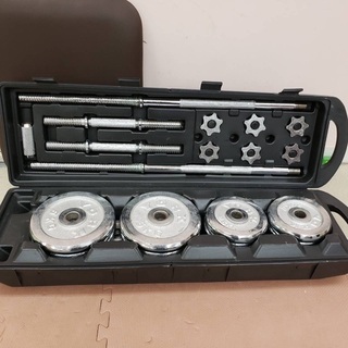 バーベル ダンベル 総重量５０㎏　セーフティーバーセット