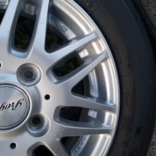 【お買い上げありがとうございました。】軽トラ、軽バンに！上げトラ、上げバンにも！145R-13  6pr　アルミ付き