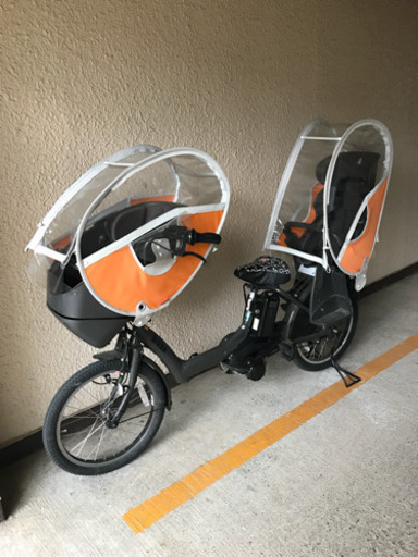 ✨電動アシスト自転車✨3人乗りカバー付き2019モデル(15.4Ah)
