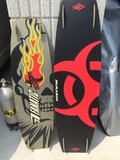 カイトボード カイトとボード2本