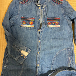 チチカカデニム刺繍ワンピース Say 中央林間のワンピースの中古 古着あげます 譲ります ジモティーで不用品の処分