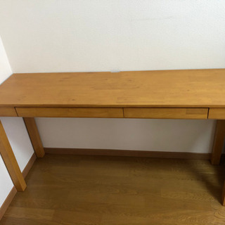 ベルメゾン購入　木製デスク　幅140  交渉可