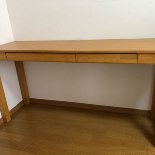 ベルメゾン購入　木製デスク　幅140  交渉可