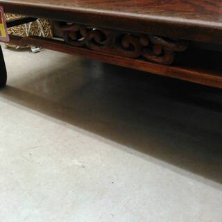 【松本伝統指物工芸家具　座卓　和家具　ダイニングテーブル　座敷テーブル　美品　幅117cm　奥行90cm　高さ34cm】