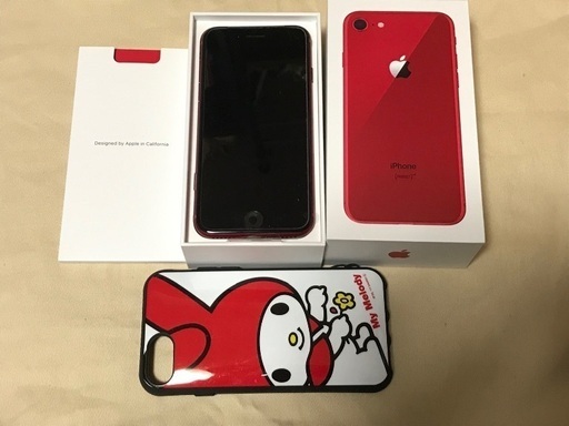 新品に近い iPhone8 PRODUCT red 赤 64GB
