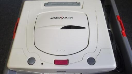 セガサターン本体+ソフト+収納ケース