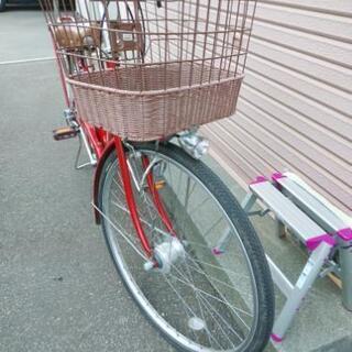 決まりました！札幌市内配達無料！中古26インチ レッド！