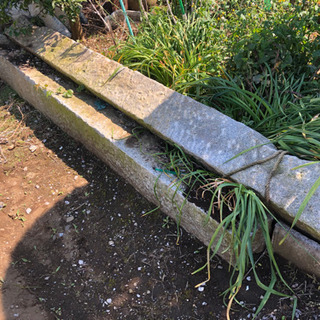 御影石 墓石 大石 引き取り限定 2本