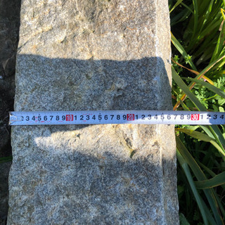 御影石 墓石 大石 引き取り限定 2本