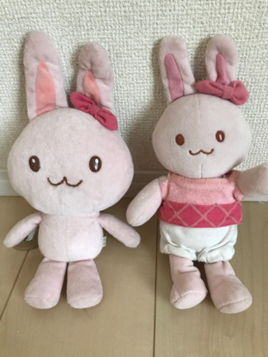 マザーガーデン ぬいぐるみ うさもも 親子 花 金光のおもちゃの中古あげます 譲ります ジモティーで不用品の処分