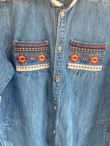 チチカカデニム刺繍ワンピース Say 中央林間のワンピースの中古 古着あげます 譲ります ジモティーで不用品の処分