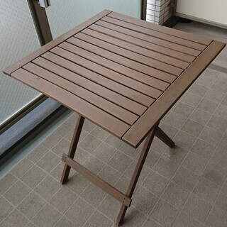 IKEA屋外用テーブルセット 折り畳み可能