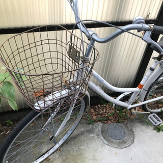 古い自転車の画像