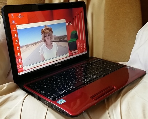 ✨レッド色✨ブルーレイ✨CORE-I5✨マウス付き✨HDMI✨テンキ✨メモリ4G 人気のレッド きれい】ブルーレイ Core i5搭載 東芝ノートパソコン