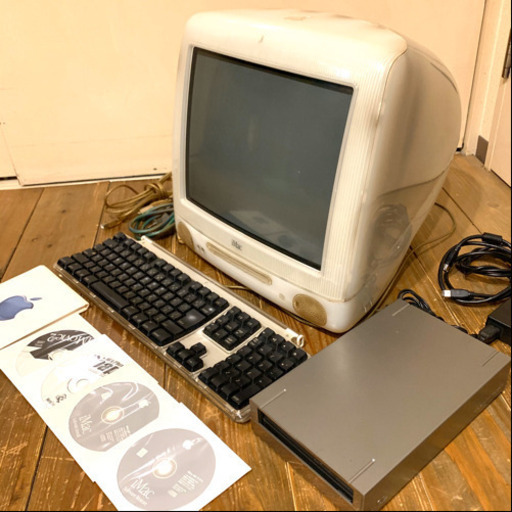 iMac Snow + LACIE DVDドライブ付