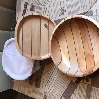 木製皿とボール(新品)
