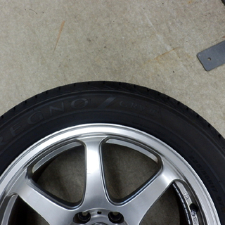 2019年製 225/55R17 ブリヂストン レグノ GRVⅡ 夏タイヤ ４本セット アルミ付き