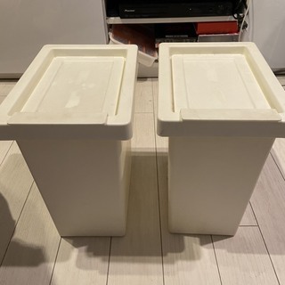 IKEA ふた付き容器 ゴミ箱 2個