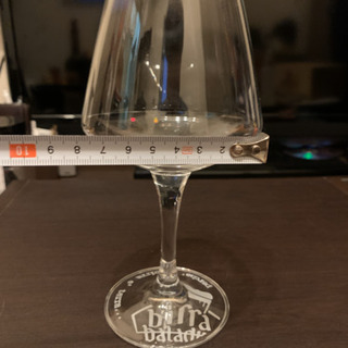 【6脚】イタリアビールメーカーロゴ入りグラス