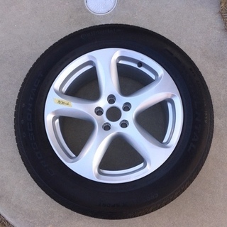 美品 アルファロメオ ステルヴィオ 純正 アルミホイール 18インチ 8J +34 5H 5 PCD110 235/60R18