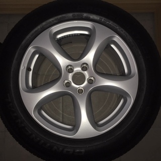 美品 アルファロメオ ステルヴィオ 純正 アルミホイール 18インチ 8J +34 5H 5 PCD110 235/60R18