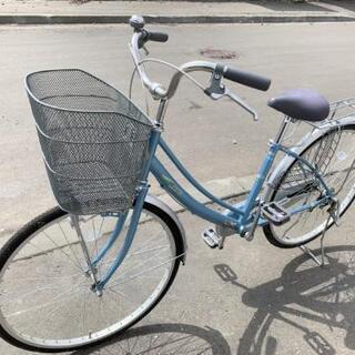 自転車◆ライトブルー◆26インチ◆市内配送可能!!