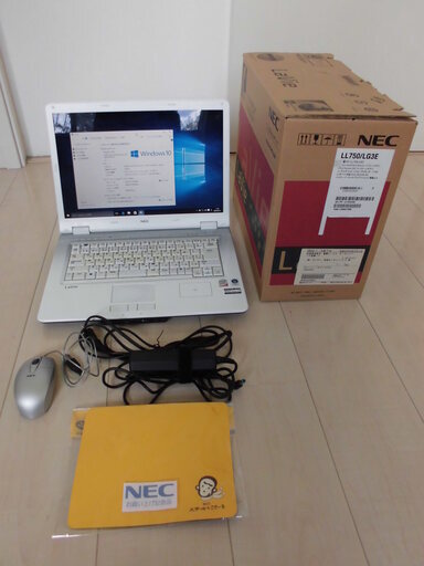 Nec Lavie Ll750 L Pc Ll750lg Windows10pro Office07 ぽてちん 鶴ヶ峰のノートパソコンの中古あげます 譲ります ジモティーで不用品の処分