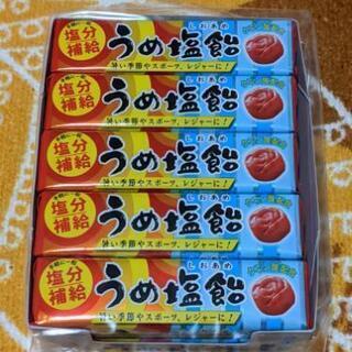 新品未開封 菓子　ライオン うめ塩飴1ケース(10入り)