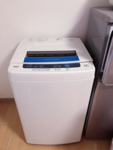 使用期間1年の洗濯機★6キロ　美品です。