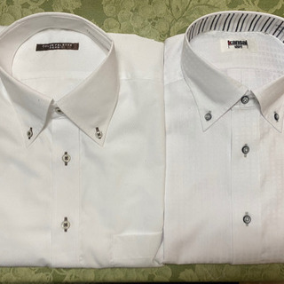 新品、未使用　1枚はkansai  形態安定ワイシャツ　2枚