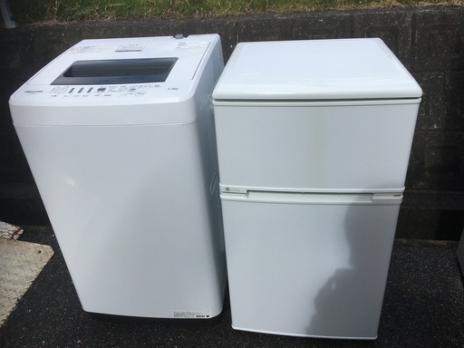 ハイセンス,HW-E4502 ,洗濯機,2018年製,4.5kg,ユーイング,UR-D90H,88L,2015年製,中古,6か月保障,東京都内近郊、名古屋市内近郊無料配送