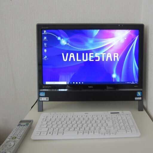 【訳あり】 NECVALUESTAR VN770/E　21.5型液晶付き一体型PC　WIN 64bit　を売ります。 HOME 10 デスクトップパソコン