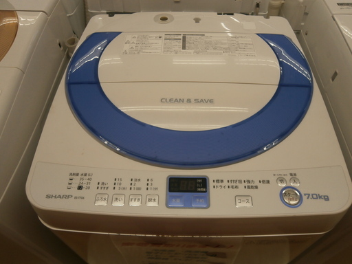 ,【引取限定】シャープ 洗濯機 7kg ES-T706-A 2013年 中古品【ハンズクラフト八幡西店】