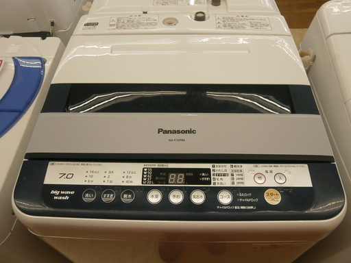 ,【引取限定】パナソニック 洗濯機 7kg NA-F70PB6 2013年 中古品 Panasonic【ハンズクラフト八幡西店】