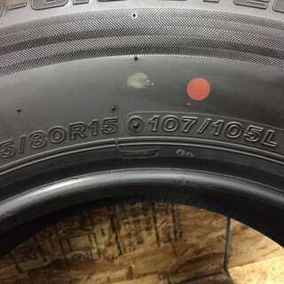 タイヤ、ホイール BS ECOPIA RD-613 STEEL 195/80R15 107/105L LT 15 