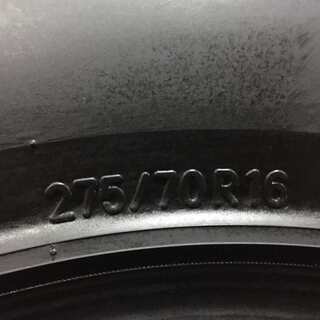 TOYO TRANPATH 275/70R16 16インチ 夏タイヤ 4本 2017年製 ランドクルーザー100 80 ランドクルーザーシグナス等　(VTO122) クレジットカード QR決済可能