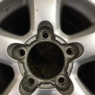 【BS DUELER H/L 275/70R16】夏タイヤ 4本【トヨタ ランクル100 純正ホイール 16インチ 8J5HPCD150+60】2015年製　(VTP88) クレジットカード QR決済可能