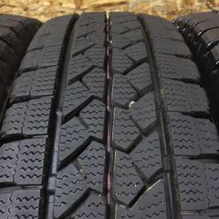 BS BLIZZAK VL1 195/80R15 107/105L LT 15インチ スタッドレス 4本 2014年製 バリ溝 ハイエース キャラバン等　(TD312) クレジットカード QR決済可能