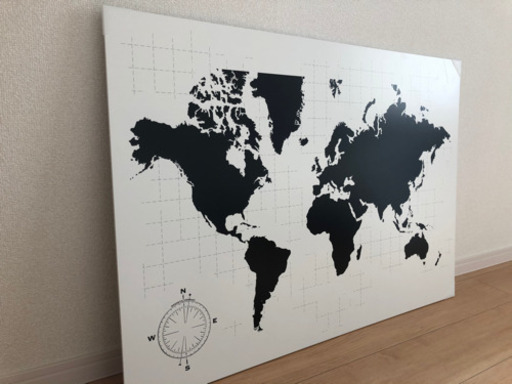 Ikea 世界地図壁掛けアート ミドリ 碧南のインテリア雑貨 小物 写真立て フォトフレーム の中古あげます 譲ります ジモティーで不用品の処分
