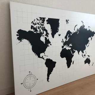 IKEA 世界地図　壁掛けアート