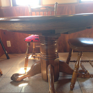 伸縮式ダイニングテーブル