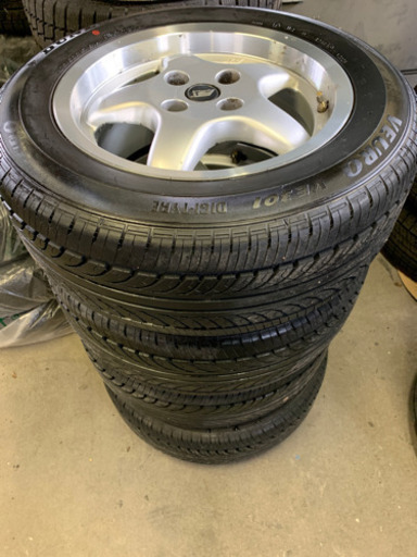 殿堂 205/60r15 タイヤホイールセット ダンロップ 夏 NO22 タイヤ ...