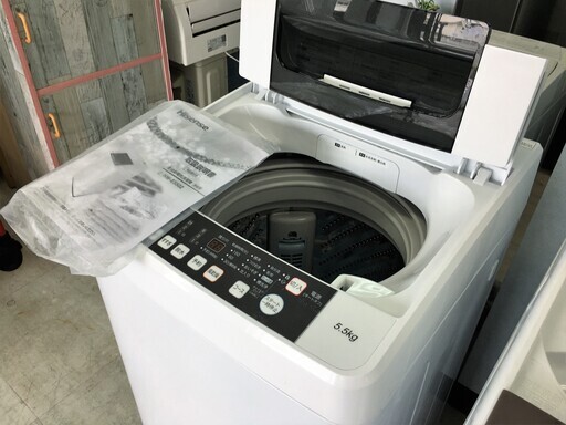 ハイセンス5.5K洗濯機　2018年製！！！分解クリーニング済み！！！