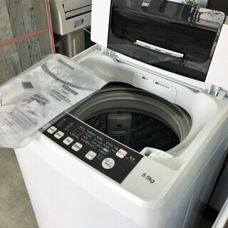 ハイセンス5.5K洗濯機 2018年製！！！分解クリーニング済み 