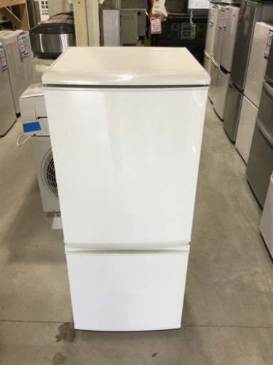 SHARP 137L 2ドアノンフロン 冷凍冷蔵庫　SJ-D14C-W 2017年
